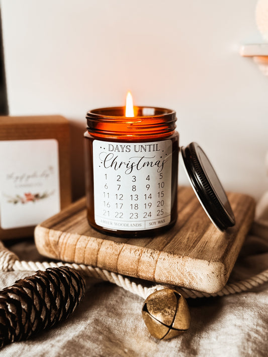 Countdown to Christmas Soy Candles | Advent Calendar Candle Thegiftgalashop 