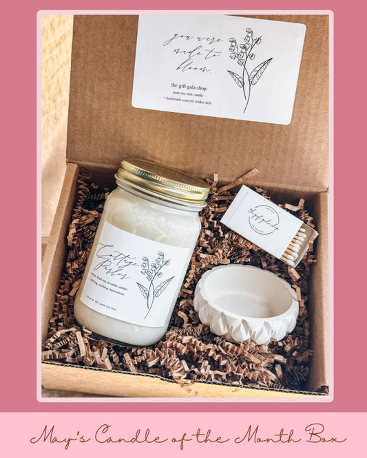 Cozy Candle Box - Monthly Candle Subscription Club Soy candle Thegiftgalashop