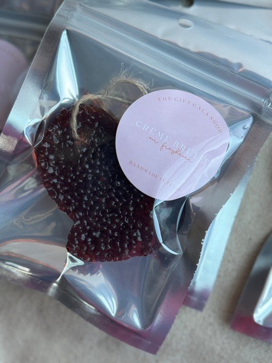 Crème Brûlée Car Freshies | Air Freshener | Christmas Car Freshener The Gift Gala Shop Candle Co.