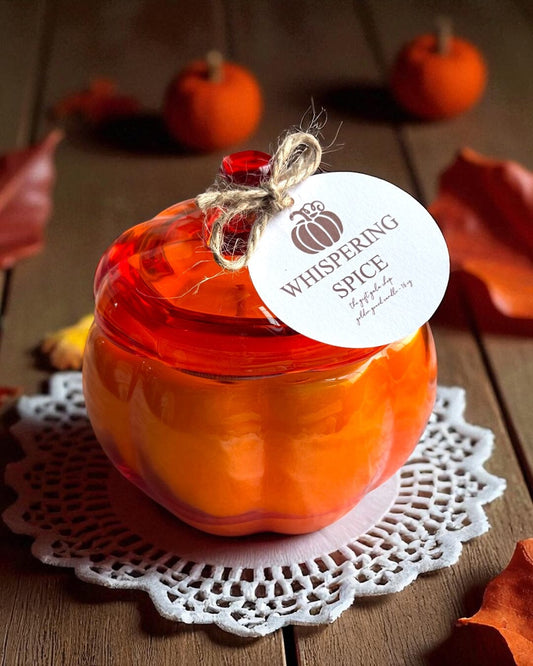 Golden Gourd Candle – 16 oz Pumpkin-Shaped Soy Candle | Whispering Spice | Toasted Pumpkin, Cinnamon & Vanilla | Cozy Fall Décor The Gift Gala Shop Candle Co.