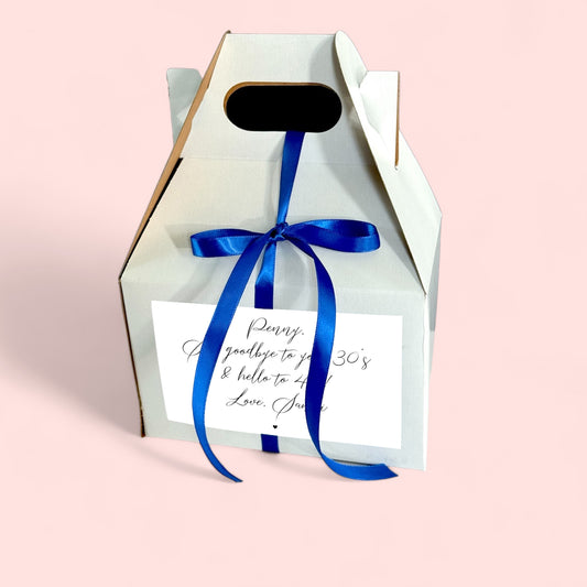 Hello 40 Est 1984 Birthday Candle | 40th Birthday Gift Scented Candle | The Gift Gala Shop Candle Co.