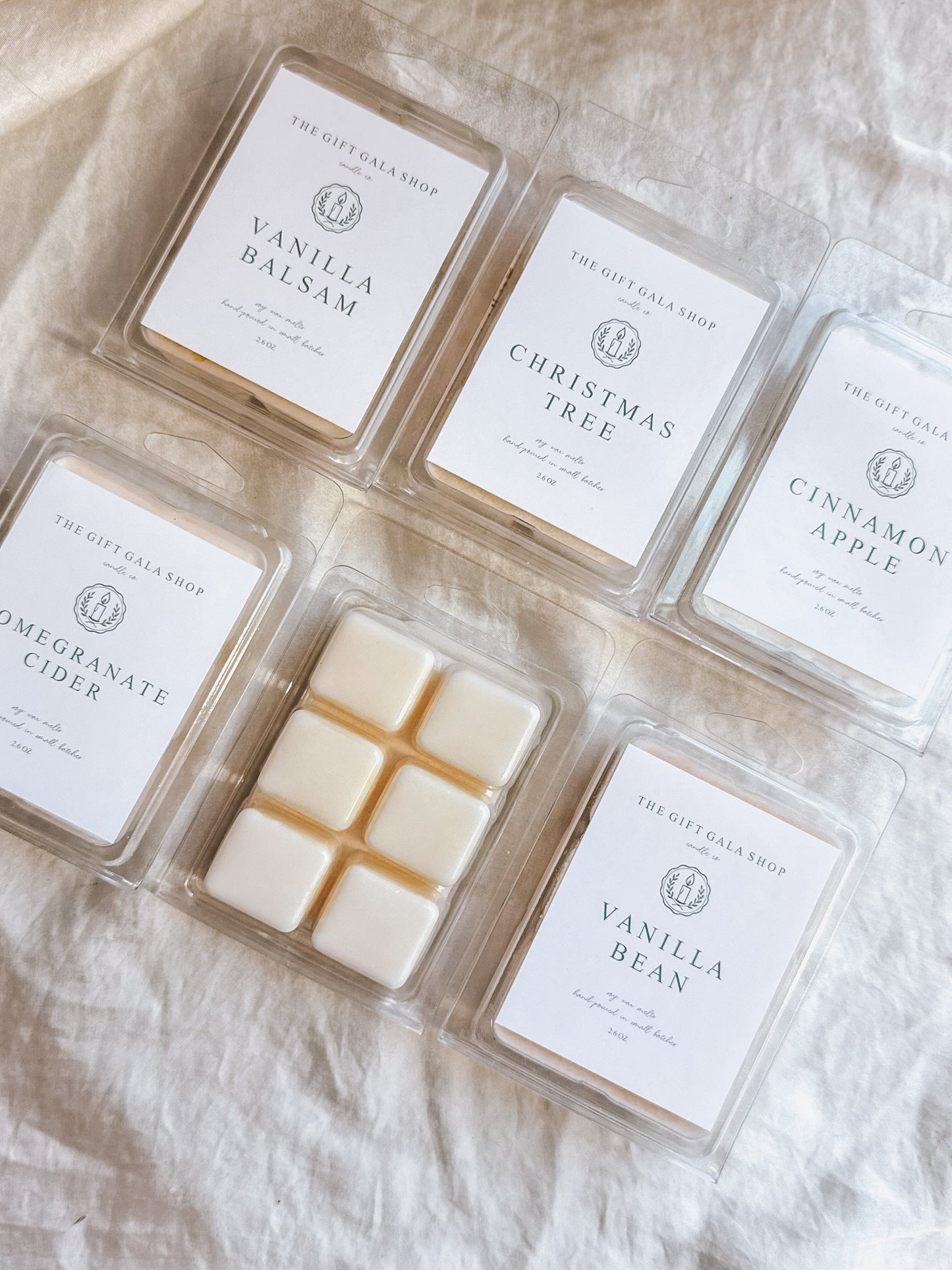 Holiday & Winter Natural Soy Wax Melts | Choose Scent Soy Wax Tarts wax melts Thegiftgalashop 