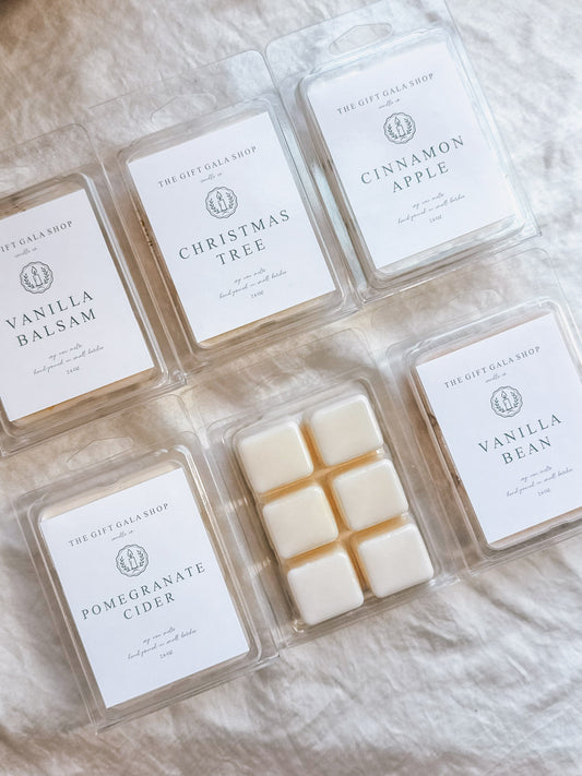 Holiday & Winter Natural Soy Wax Melts | Choose Scent Soy Wax Tarts wax melts Thegiftgalashop