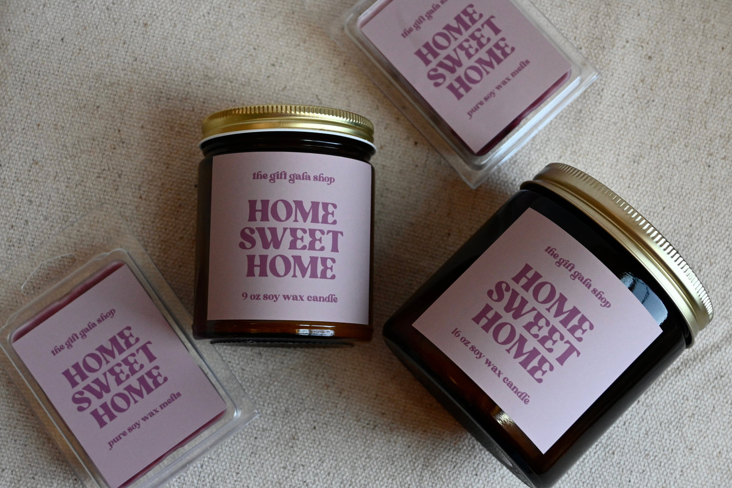 Home Sweet Home 16 oz Scented Candle | Large Handmade Soy Candle | Spring Candles The Gift Gala Shop Candle Co. 