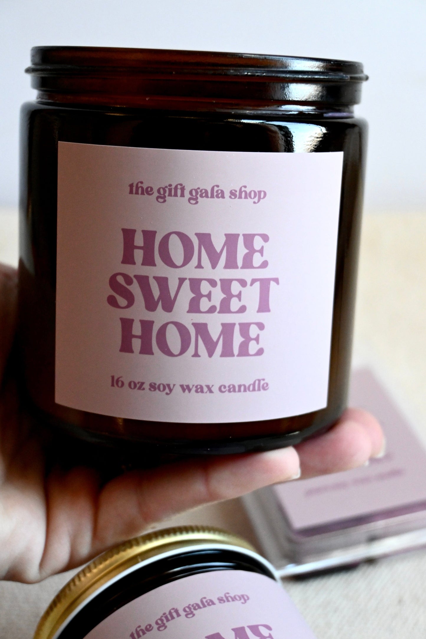 Home Sweet Home 16 oz Scented Candle | Large Handmade Soy Candle | Spring Candles The Gift Gala Shop Candle Co. 