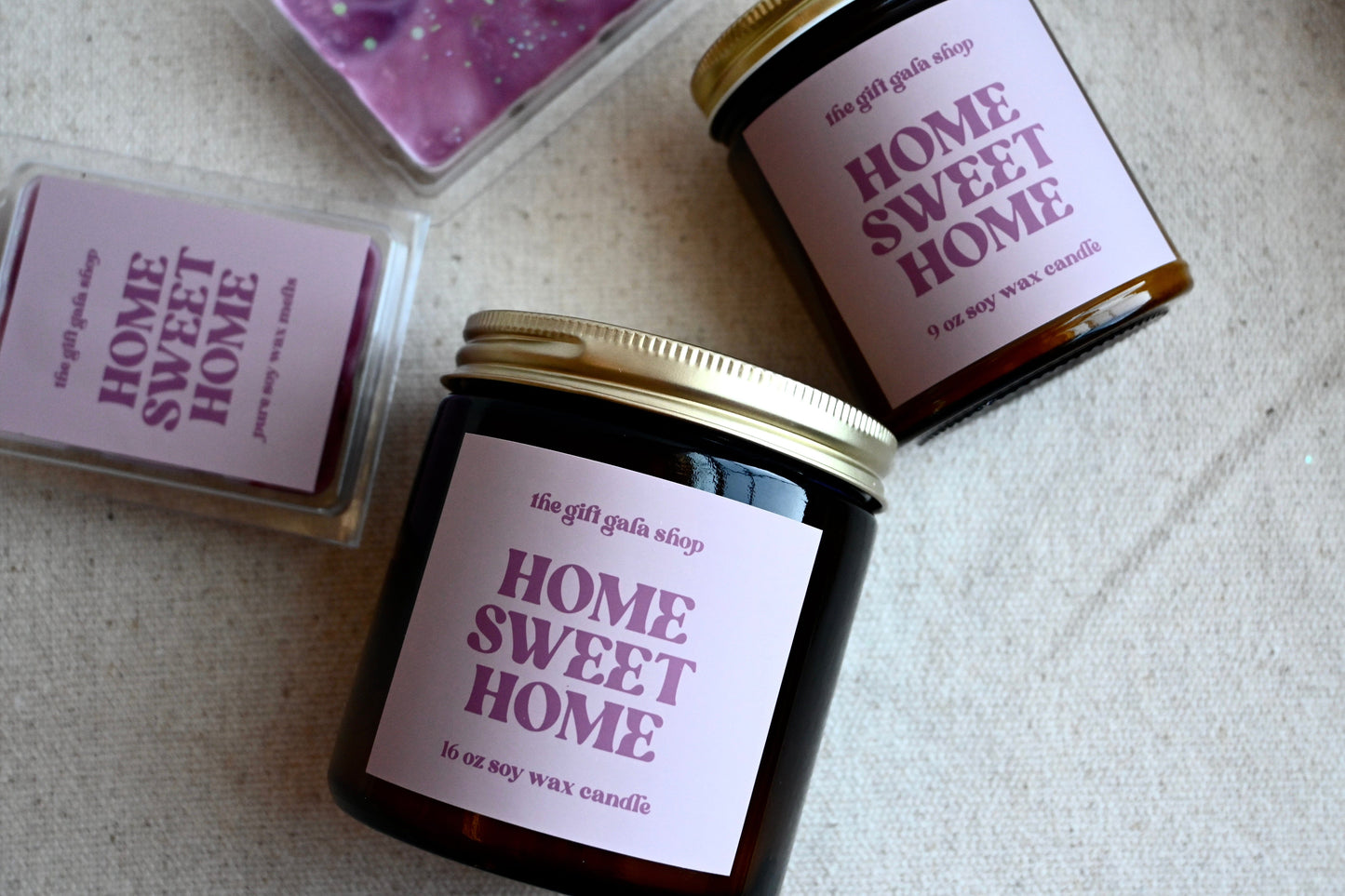 Home Sweet Home 16 oz Scented Candle | Large Handmade Soy Candle | Spring Candles The Gift Gala Shop Candle Co. 