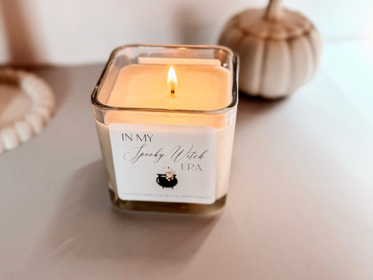 In My Spooky Witch Era Candle | 12 oz Autumn Soy Candles by The Gift Gala Shop Candle Co | Halloween Home Decor Soy candle Thegiftgalashop