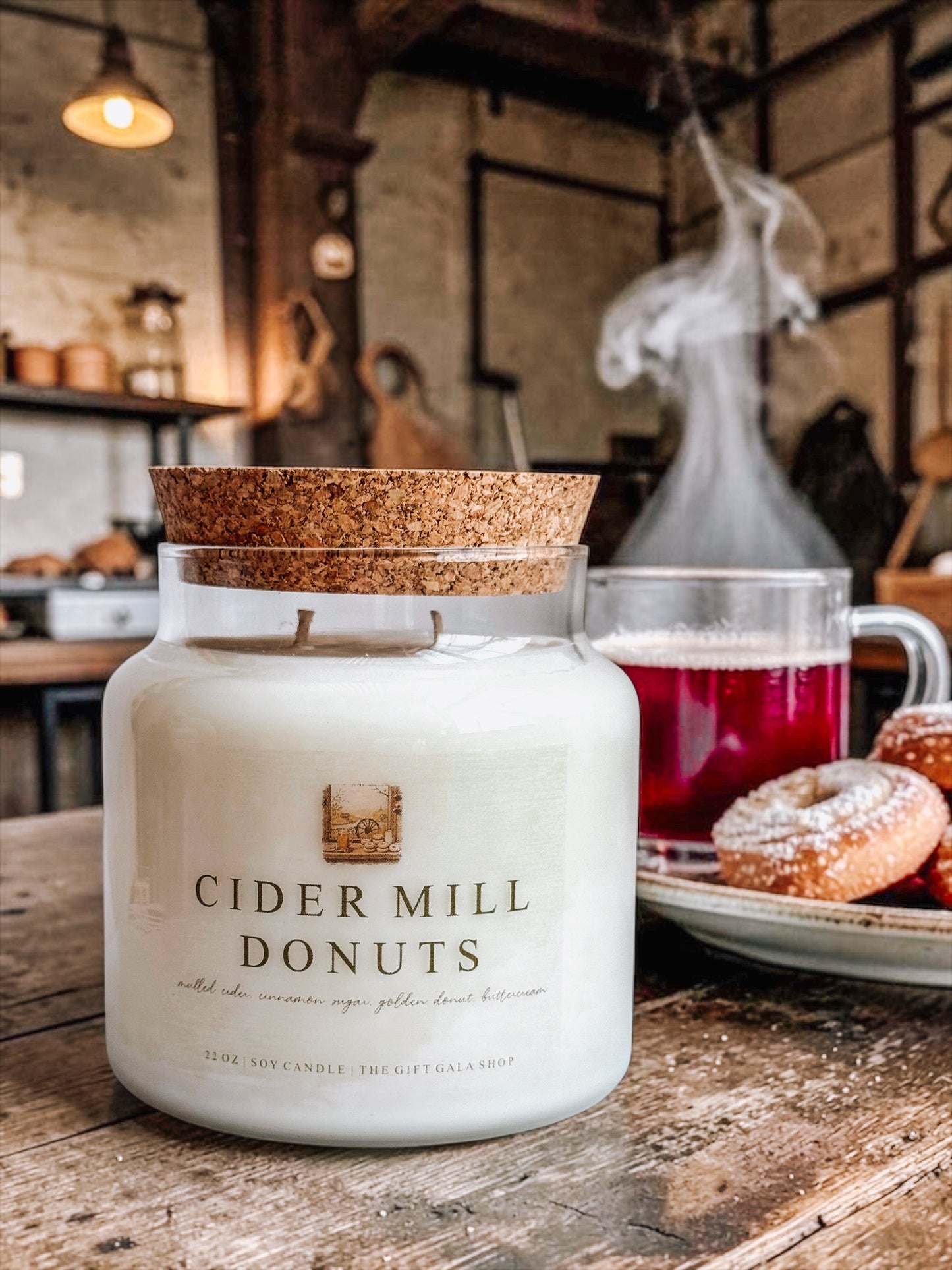 Luxury Fall Candles | 22 oz Apothecary Soy Candle | Nontoxic Cozy Pumpkin, Apple & Spice Scents The Gift Gala Shop Candle Co. 