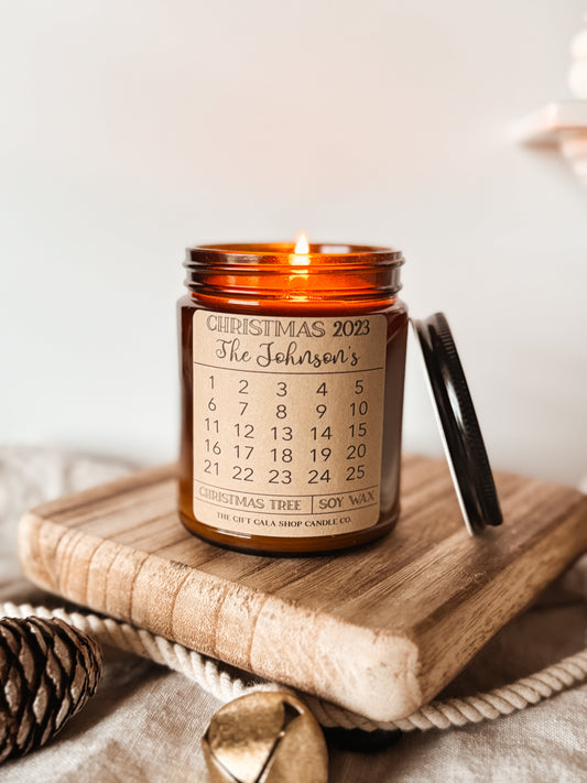 Our First Christmas Soy Candle Gift | Christmas Housewarming Candle | Advent Calendar Thegiftgalashop