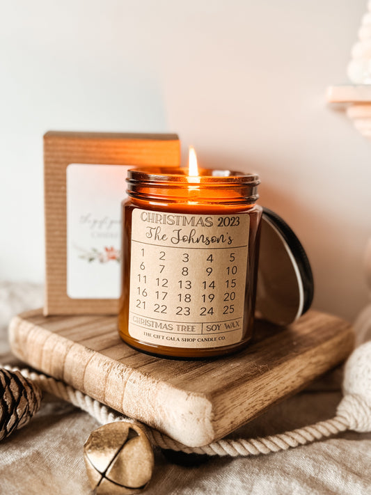 Our First Christmas Soy Candle Gift | Christmas Housewarming Candle | Advent Calendar Thegiftgalashop