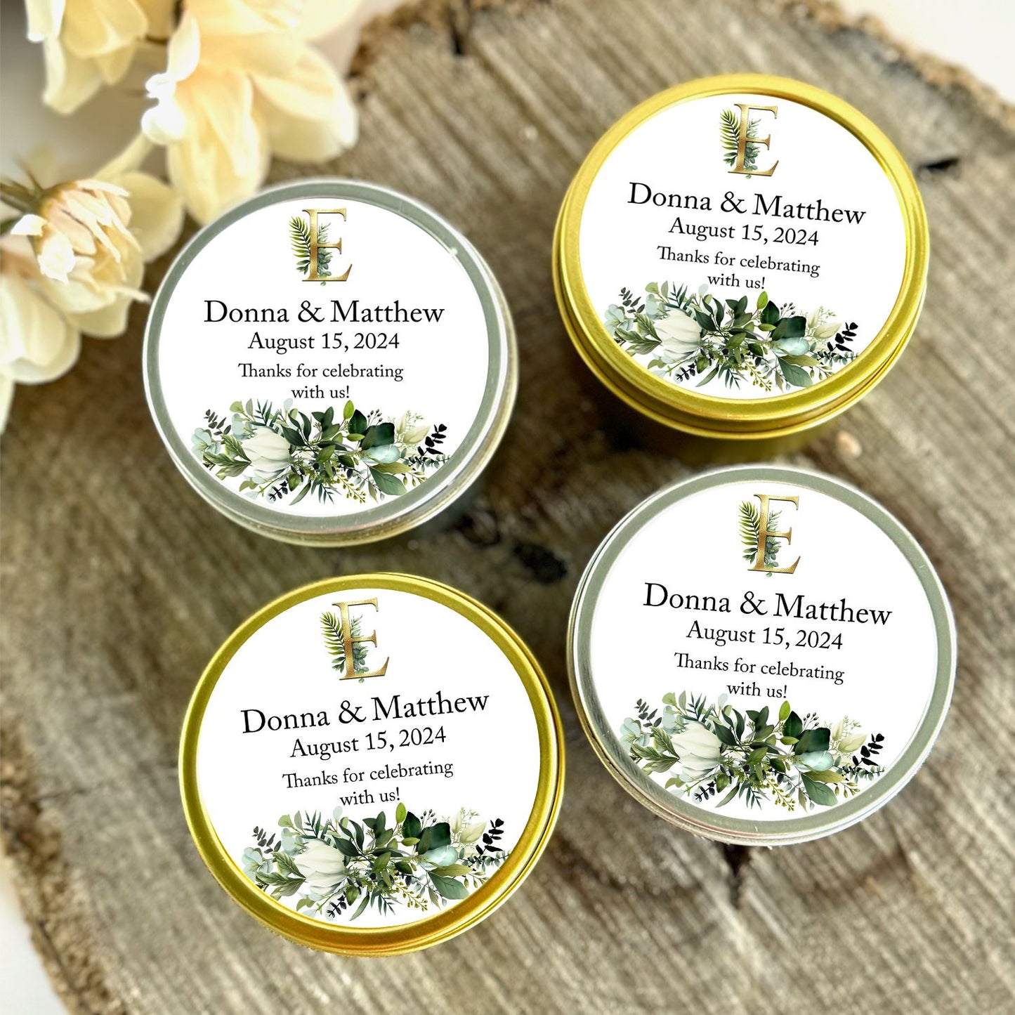 Personalized Destination Wedding Favors | Bulk Wedding Favor Candles Candle Favors The Gift Gala Shop Candle Co. 