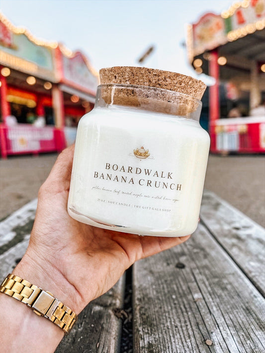 PRE-ORDER 22 oz Summer Carnival Soy Candles | Summerween Apothecary Jar Candle | Non-Toxic Luxury Candle | Beachy Bakery & Boardwalk Scents | Mid-Summer Sweets The Gift Gala Shop Candle Co.