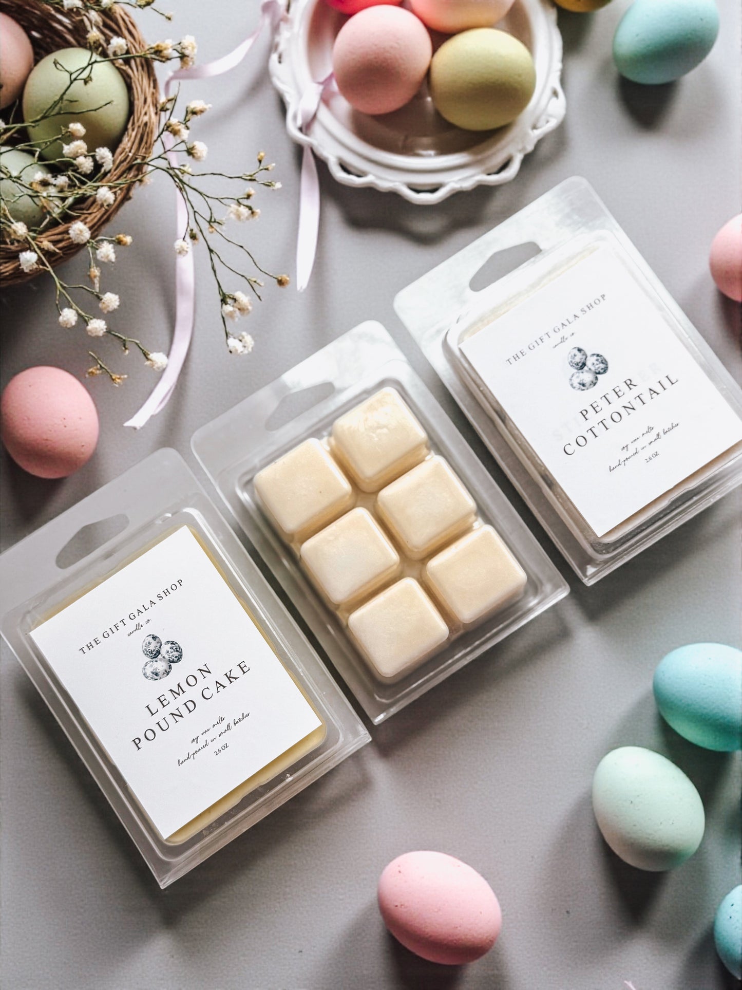 PREORDER Easter Wax Melts | Soy Wax Tarts for Cozy Spring Home Fragrance | Non-Toxic Bakery & Floral Scents wax melts Thegiftgalashop 