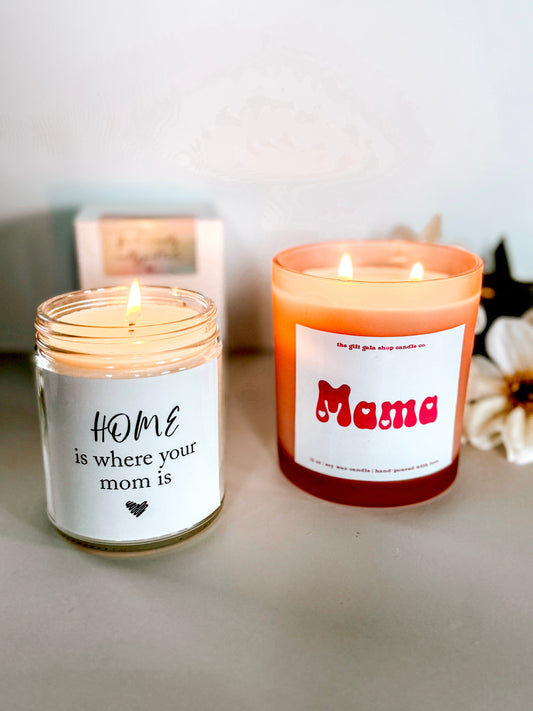 Retro Pink Mama Candle | Mother's Day Candle | Hand Poured Soy Candle Thegiftgalashop 
