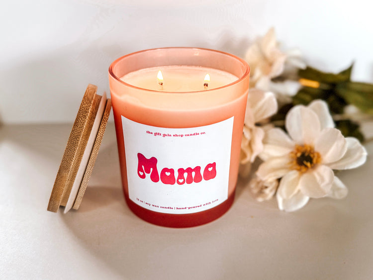 Retro Pink Mama Candle | Mother's Day Candle | Hand Poured Soy Candle Thegiftgalashop 