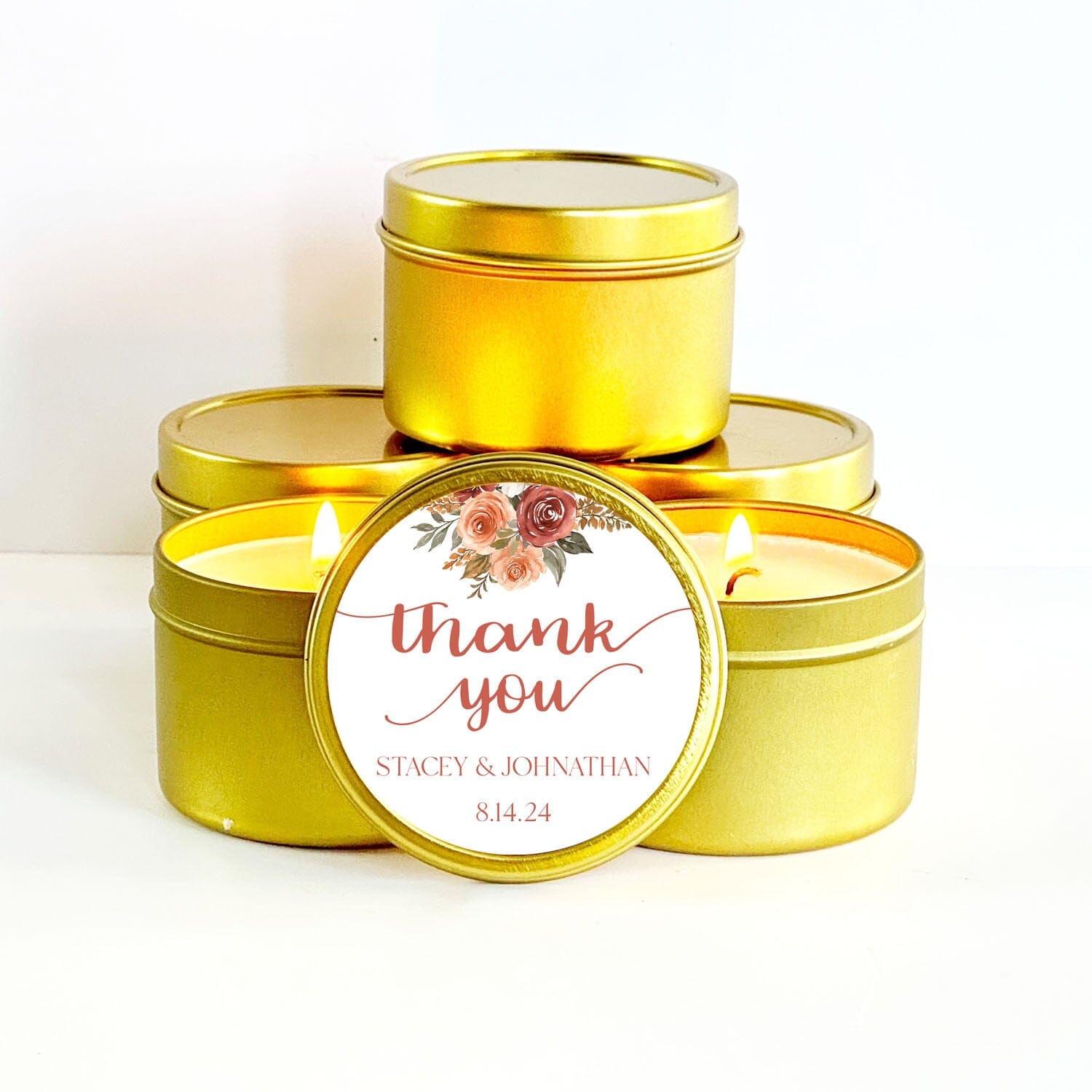 Bulk Wedding Favor Candles - Personalized, Handpoured – The Gift Gala ...