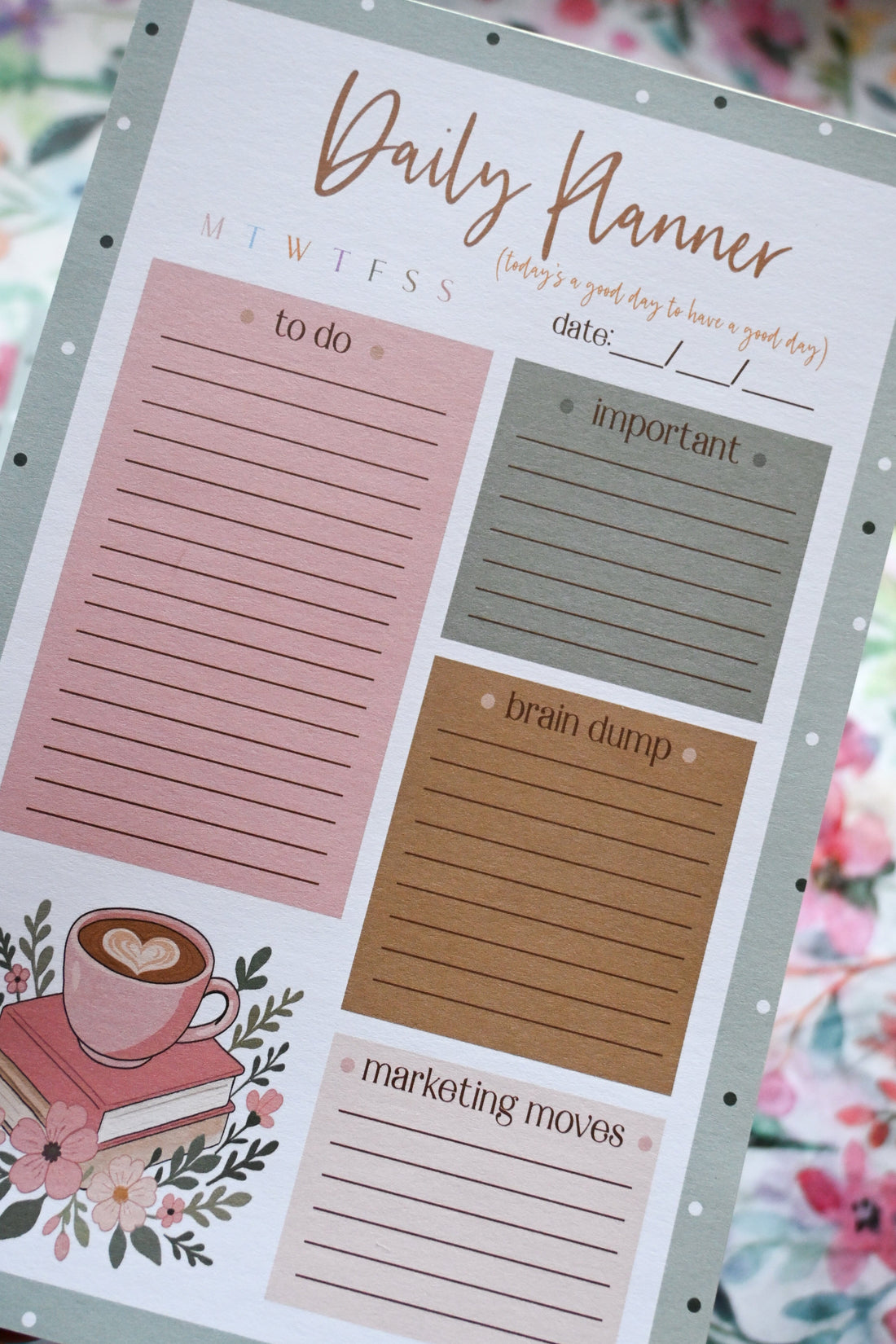 Small Business Daily Planner Notepad 8