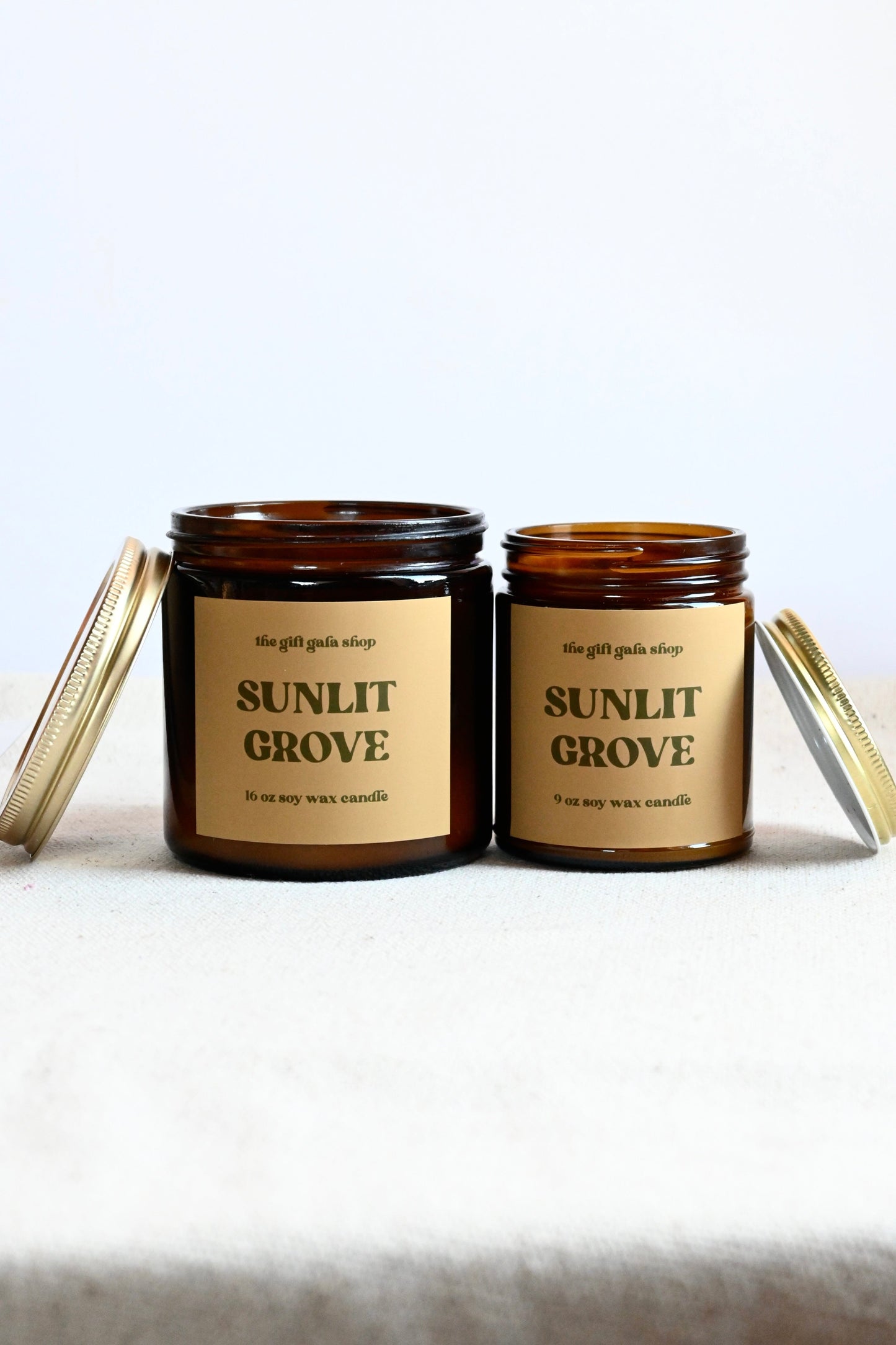 Sunlit Grove 16 oz Soy Candle | Handmade Spring Candles | Citrus Scented Candle The Gift Gala Shop Candle Co. 