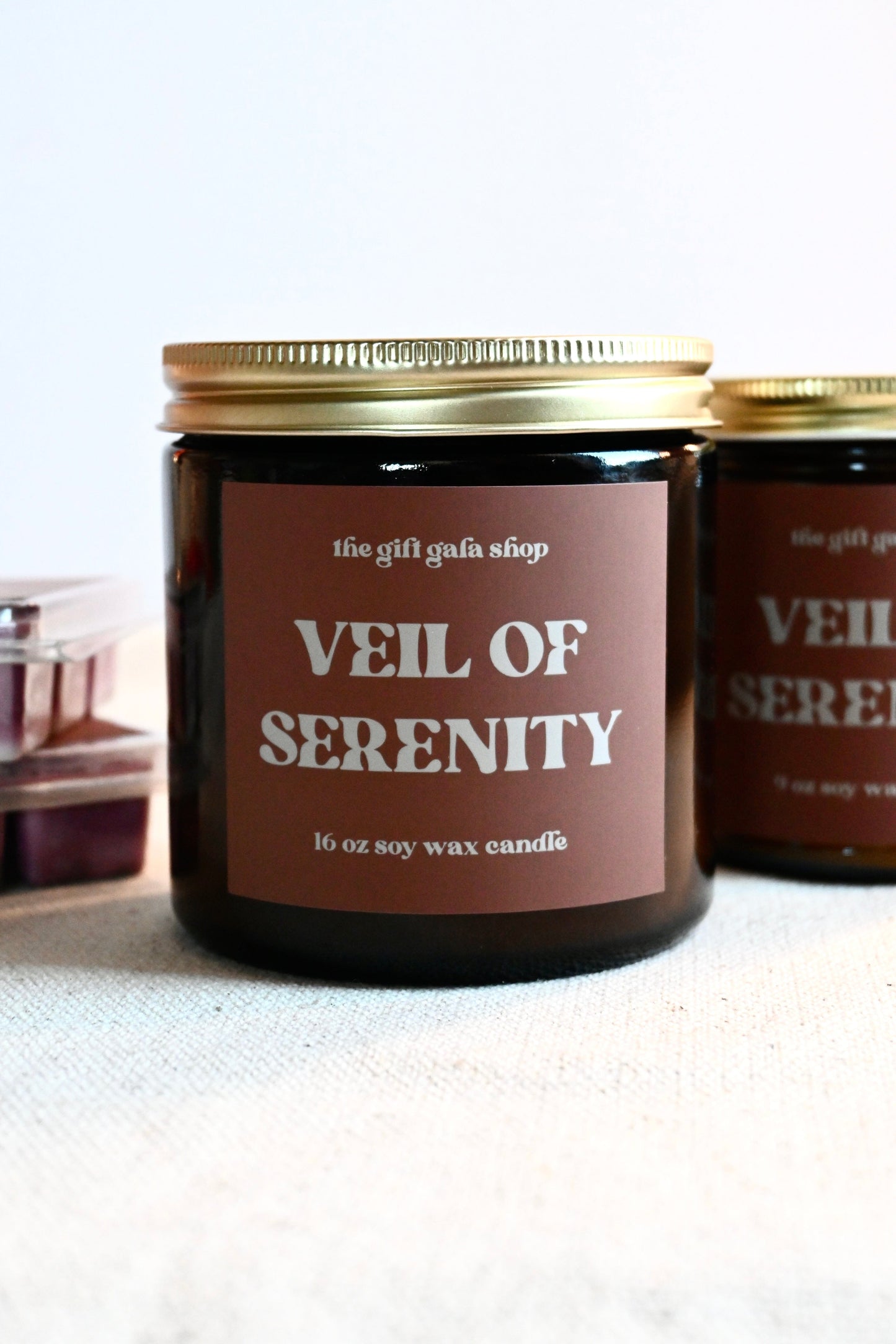 Veil of Serenity 16 oz Scented Candle | Handmade Soy Candle | Spring Candles The Gift Gala Shop Candle Co. 