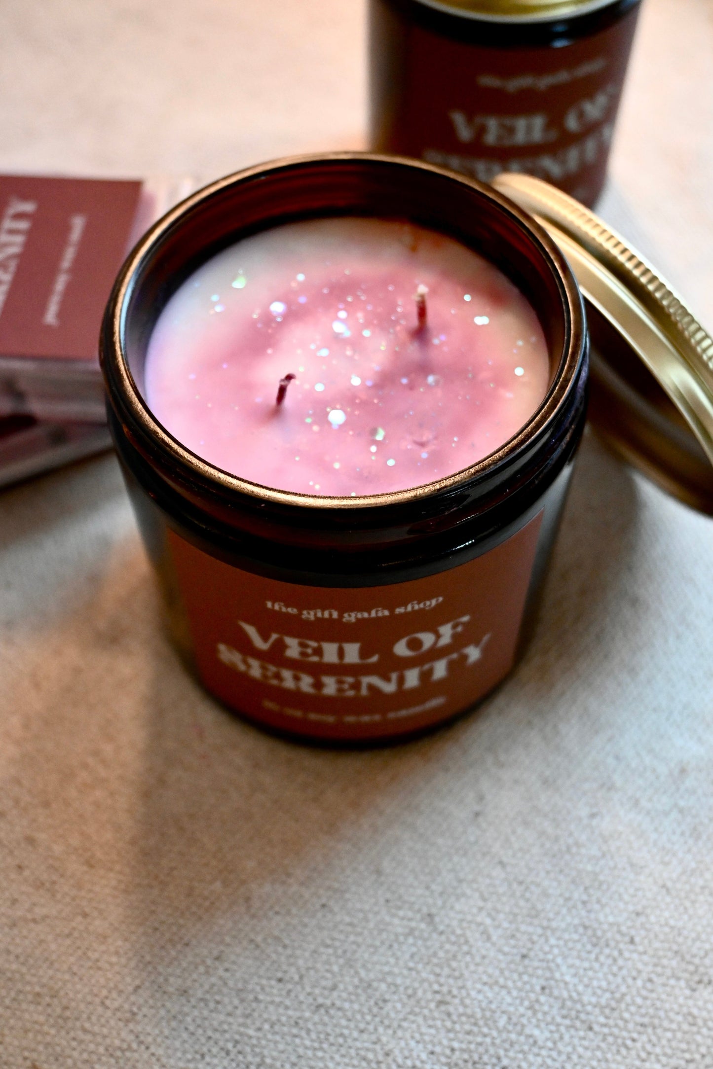 Veil of Serenity 16 oz Scented Candle | Handmade Soy Candle | Spring Candles The Gift Gala Shop Candle Co. 