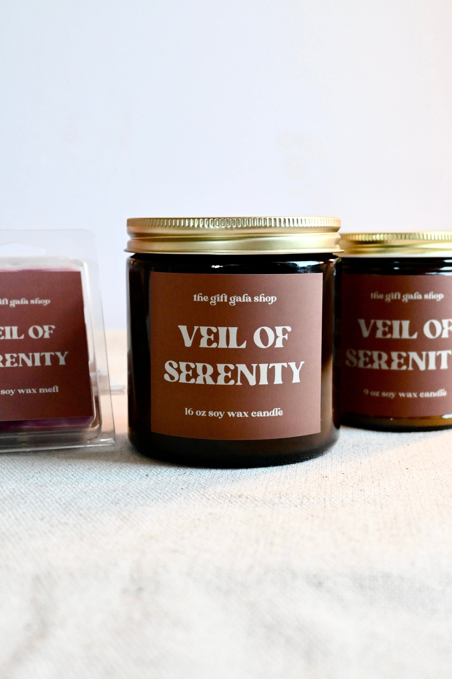 Veil of Serenity 16 oz Scented Candle | Handmade Soy Candle | Spring Candles The Gift Gala Shop Candle Co. 