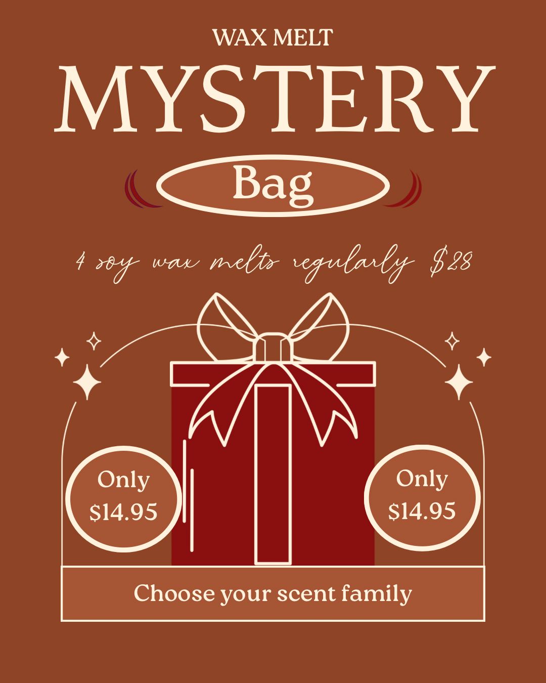 Wax Melt Mystery Bag The Gift Gala Shop Candle Co. 