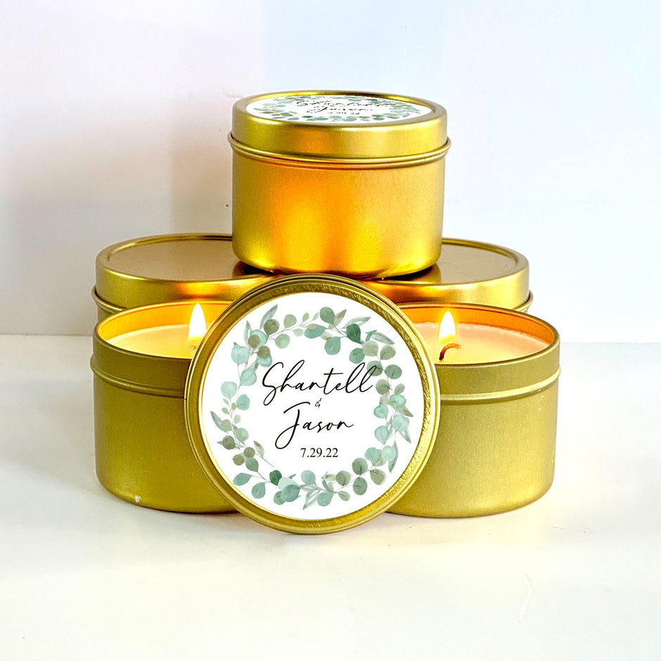Bulk Wedding Favor Candles - Personalized, Handpoured – The Gift Gala ...