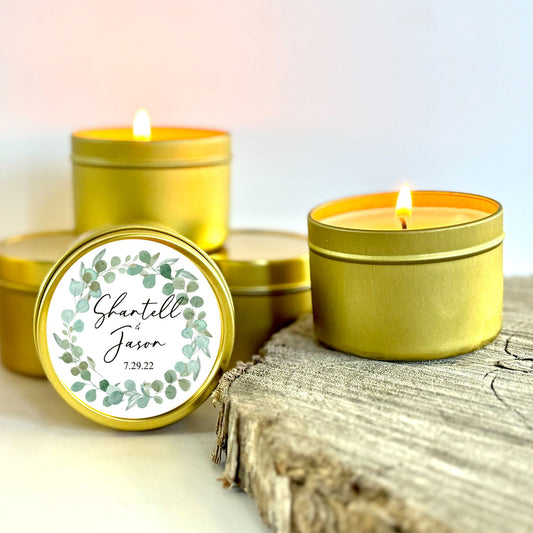 Wedding Favor Candles | Bulk Custom Candle Favors candle favors The Gift Gala Shop Candle Co.