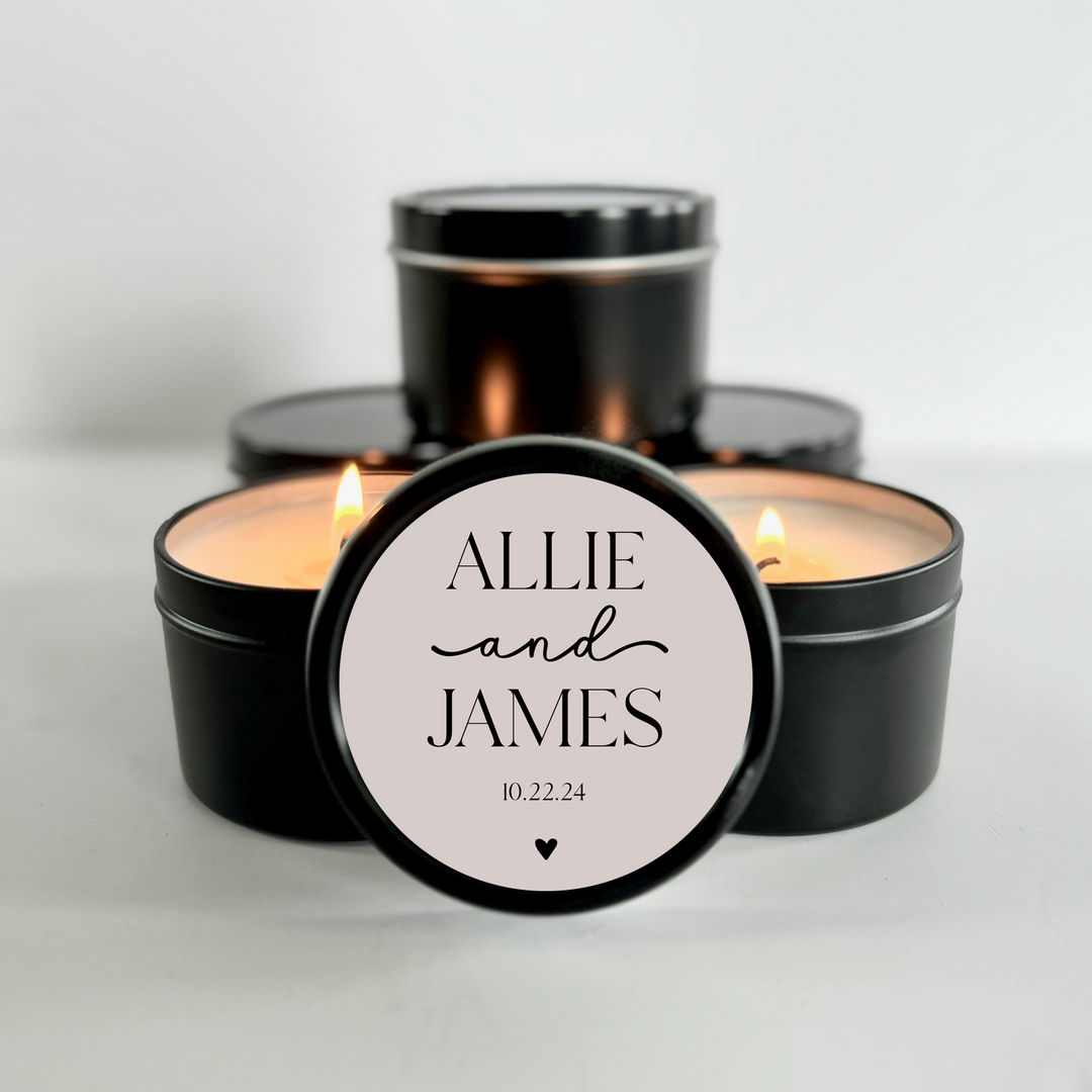 Modern Minimalist Candle Favors for Wedding | Bulk Wedding Favors for ...