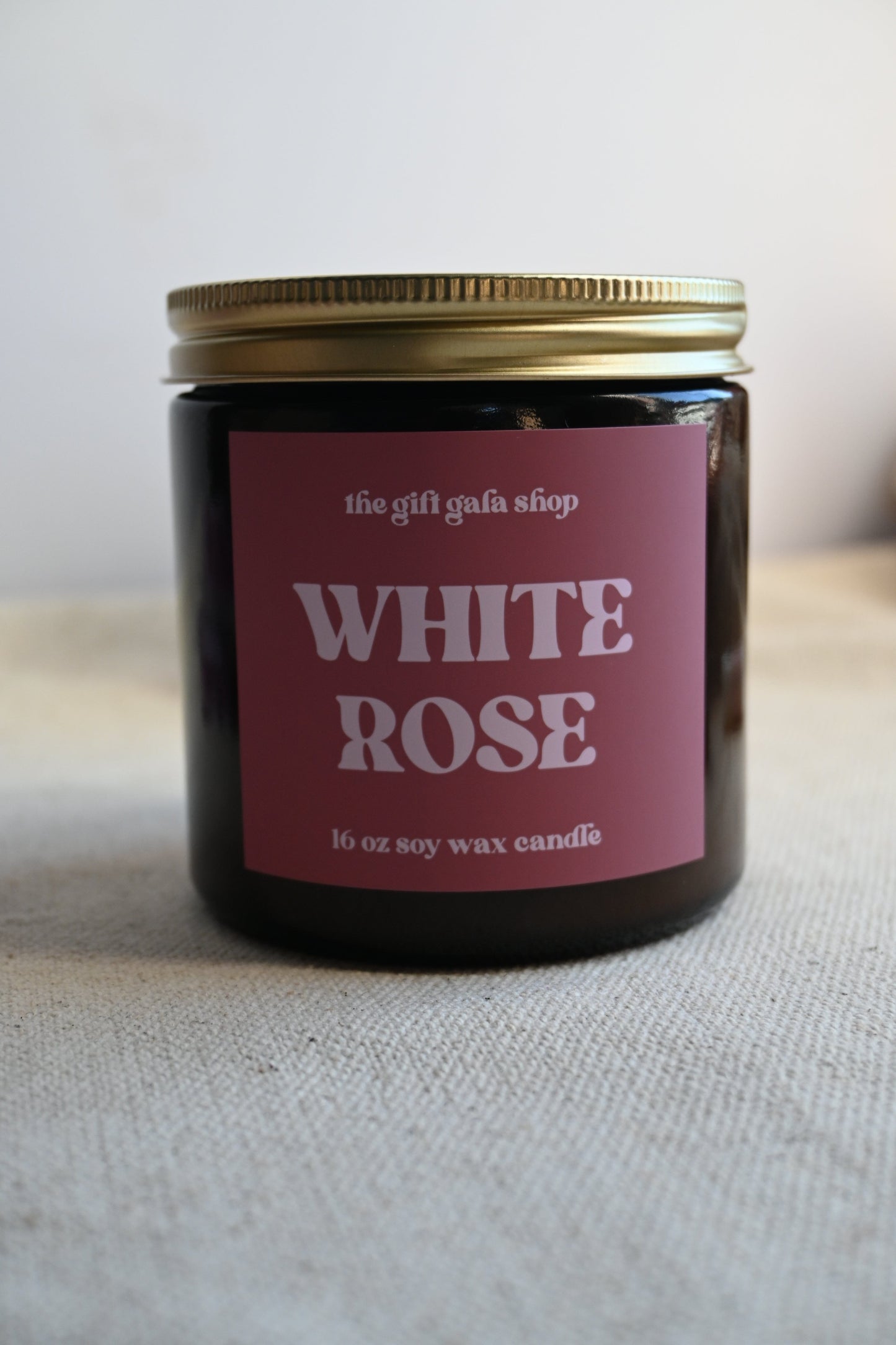 White Rose 16 oz Scented Candle | Handmade Soy Candle | Spring Candles The Gift Gala Shop Candle Co. 