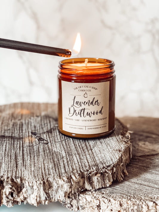 Amber Jar Soy Candle | Handmade Soy candles Soy candle Thegiftgalashop 