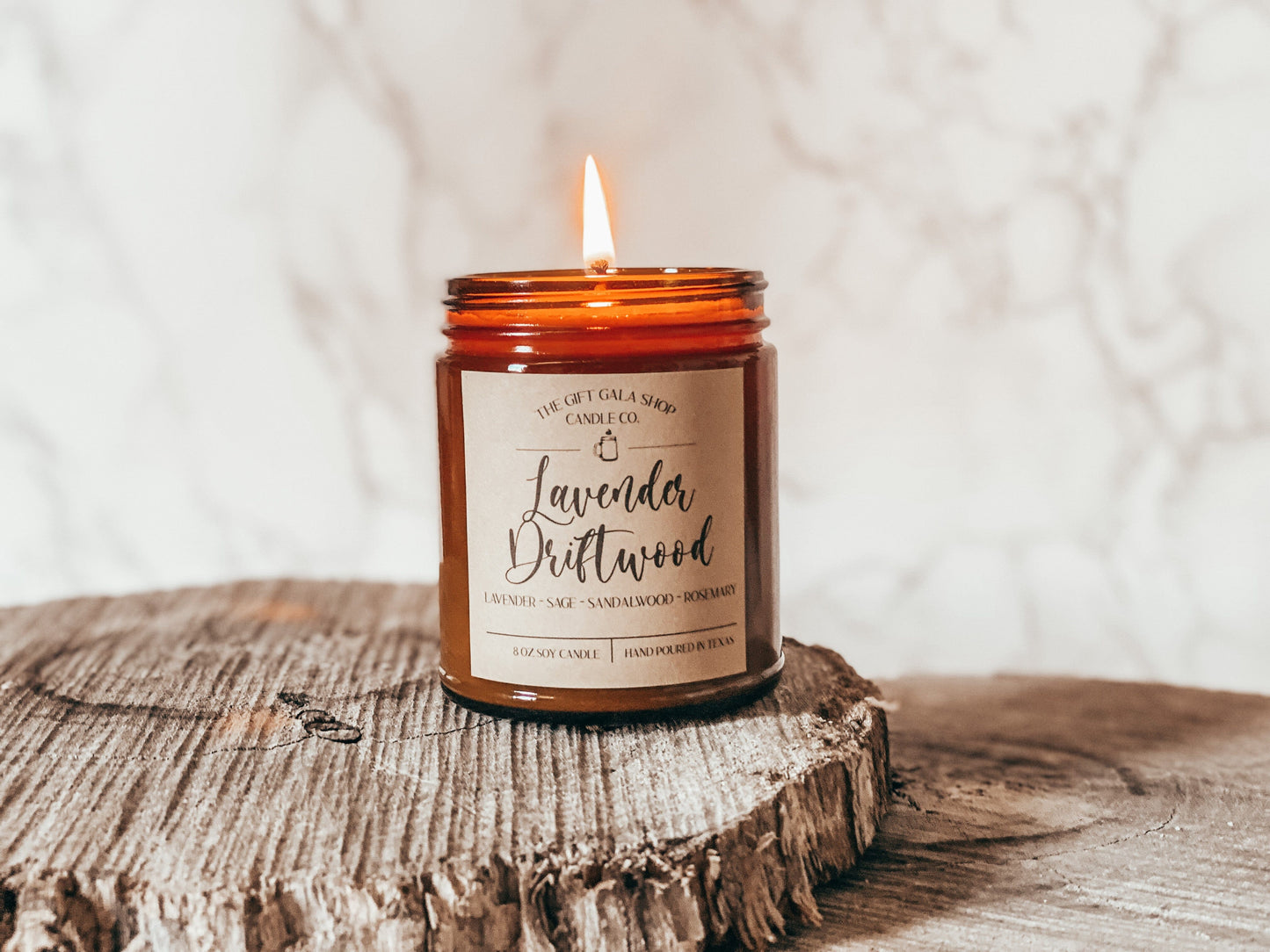 Amber Jar Soy Candle | Handmade Soy candles Soy candle Thegiftgalashop 