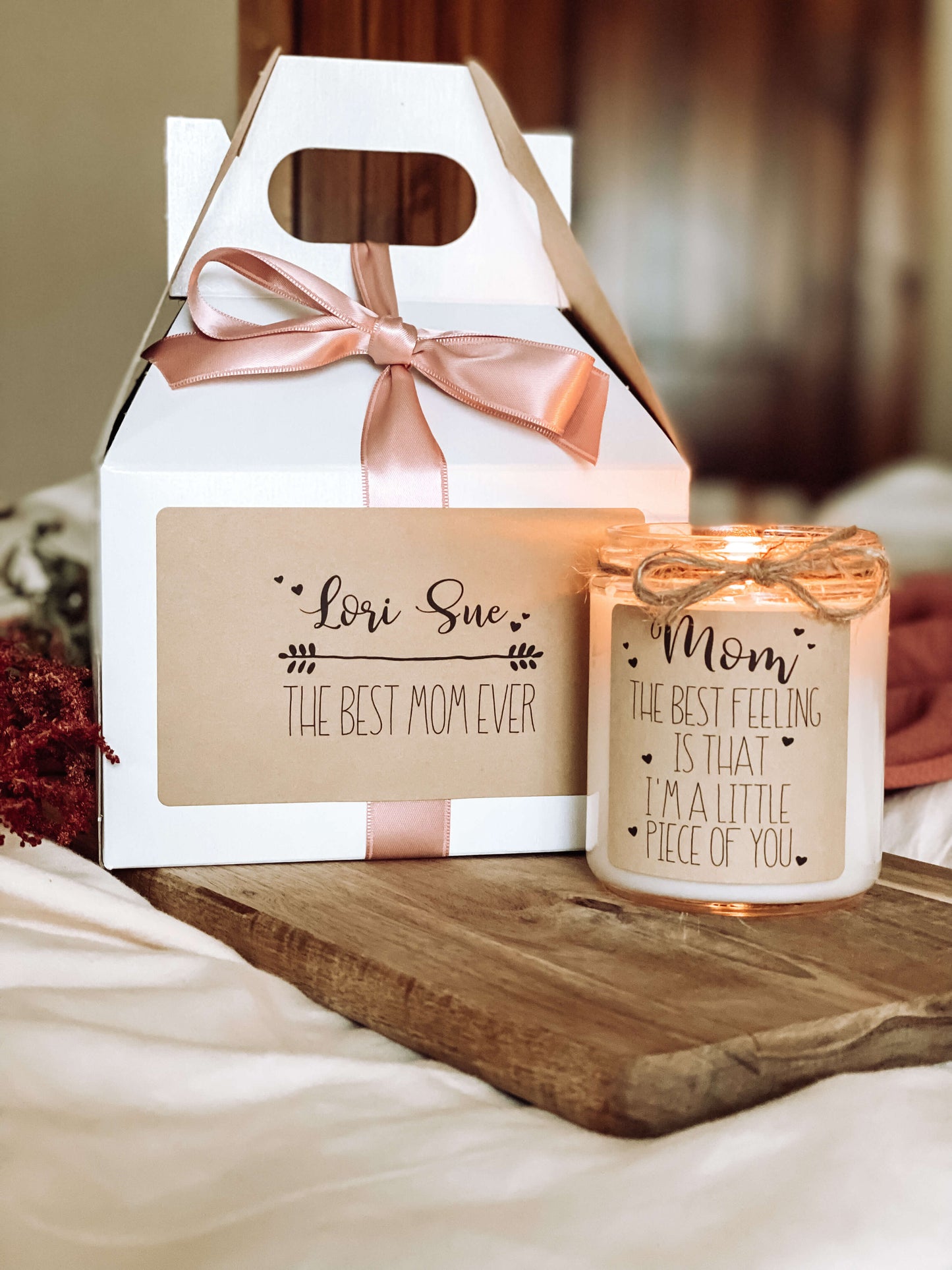 Mothers Day Candle & Gift Box  Personalized Gift for Mom – The