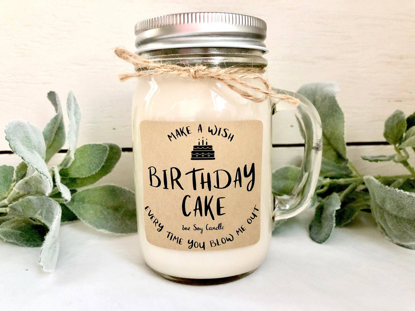 Wedding Cake Scented Soy Candle, Soy Candle Gift