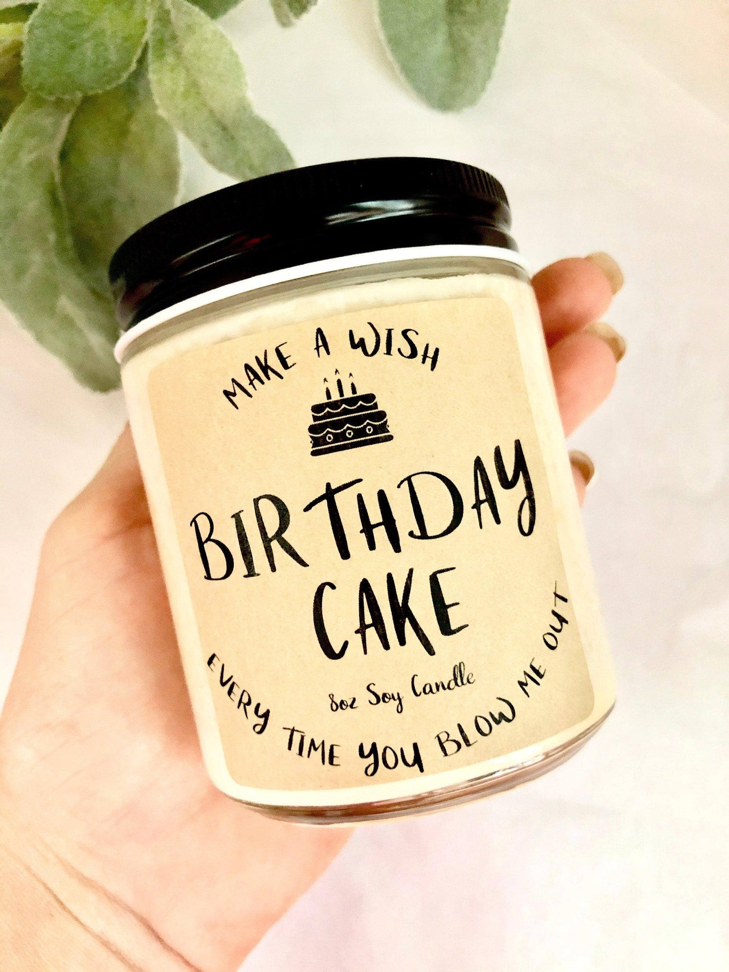 Birthday Cake Candle Gift | Cake Scented Candle | Make a Wish Candle Birthday Candles Thegiftgalashop 