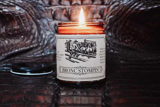 “Bronc Stompin” Heritage Collection Soy candle Thegiftgalashop 