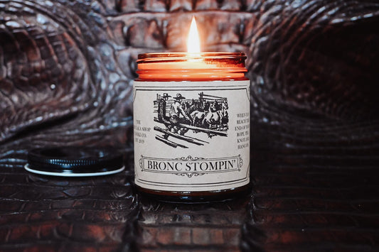 “Bronc Stompin” Heritage Collection Soy candle Thegiftgalashop