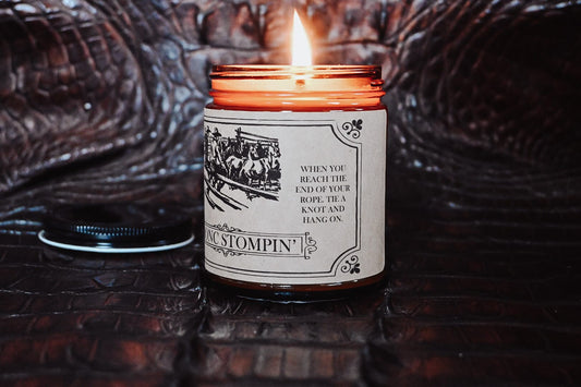 “Bronc Stompin” Heritage Collection Soy candle Thegiftgalashop