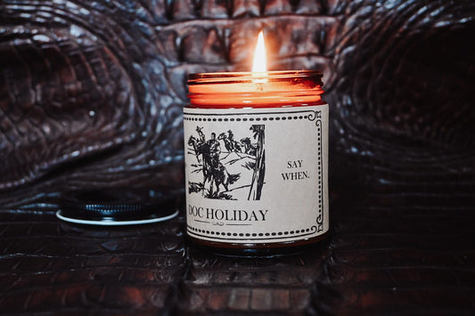 “Doc Holiday” Heritage Collection Soy candle Thegiftgalashop 