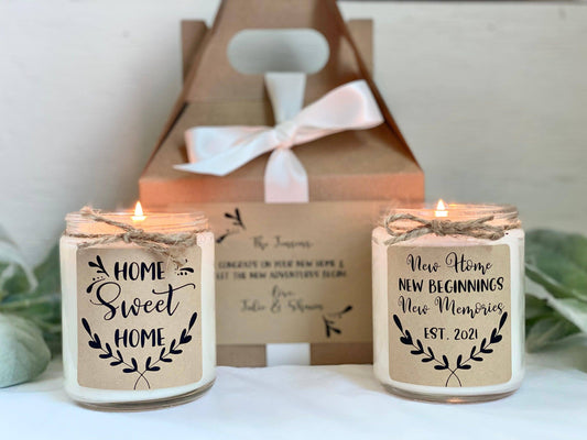 First Home Candle Set for Couple | Couples Housewarming Gift Thegiftgalashop