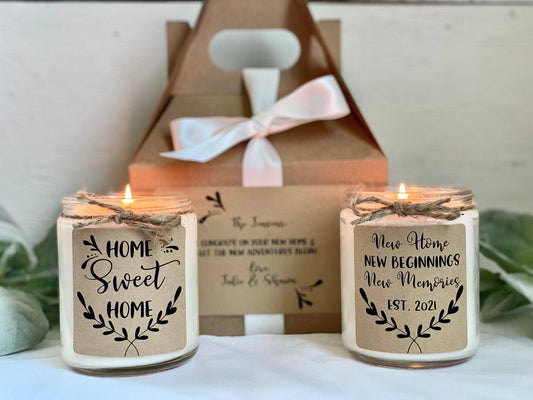 First Home Candle Set for Couple | Couples Housewarming Gift Thegiftgalashop