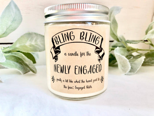 Funny Newly Engaged Candle | New Engagement Gift Thegiftgalashop 
