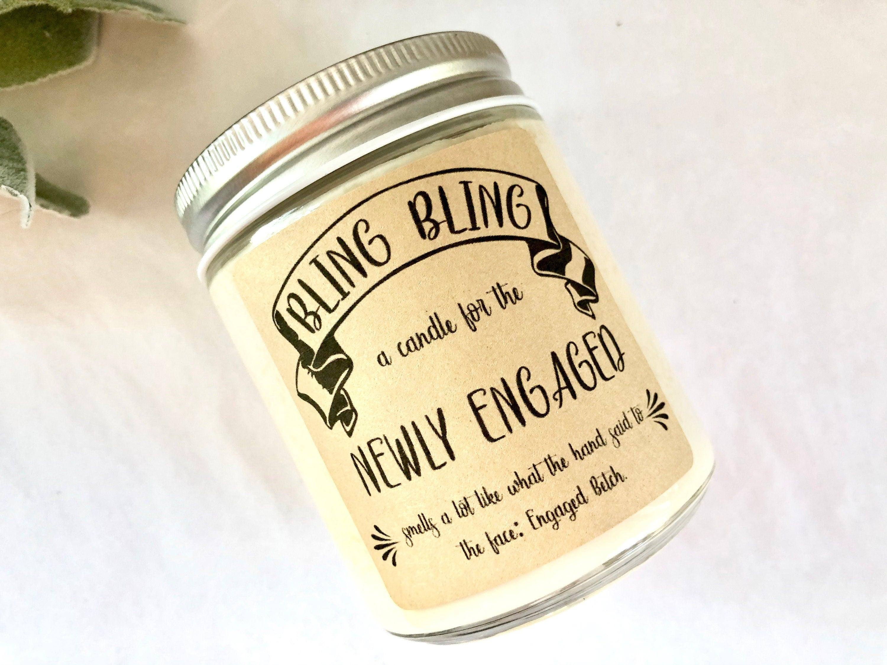 Funny Newly Engaged Candle | New Engagement Gift