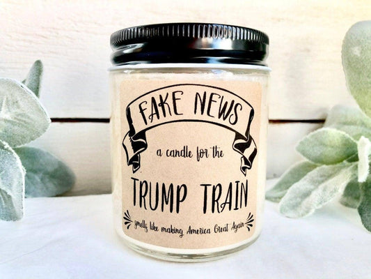 Funny Trump Soy Candle | Gag Gift Trump Gift Ideas Thegiftgalashop 
