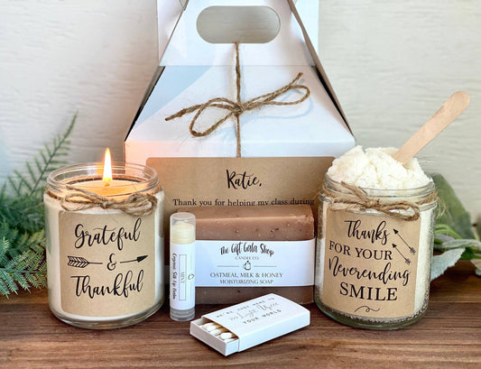 Grateful & Thankful Gift Box | Appreciation Spa Gift Set Thegiftgalashop