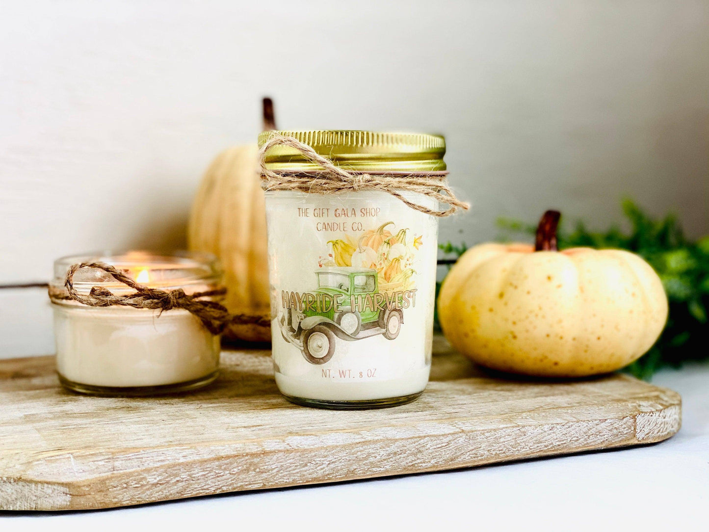 Hayride Harvest Candle | Pumpkin Chai Soy Candle Thegiftgalashop 