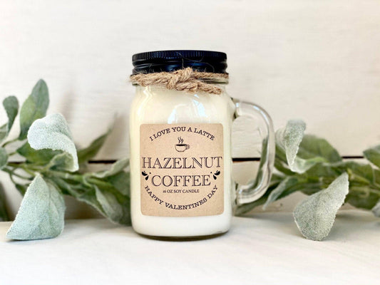 I Love You A Latte Candle | Valentines Gift for Coffee Lovers Thegiftgalashop 