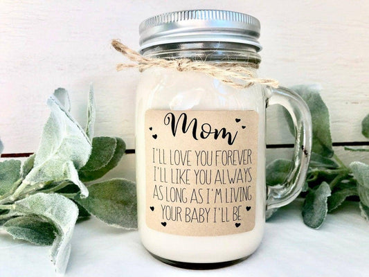 Mothers Day Gift from Daughter | Personalized Mom Candle Thegiftgalashop 