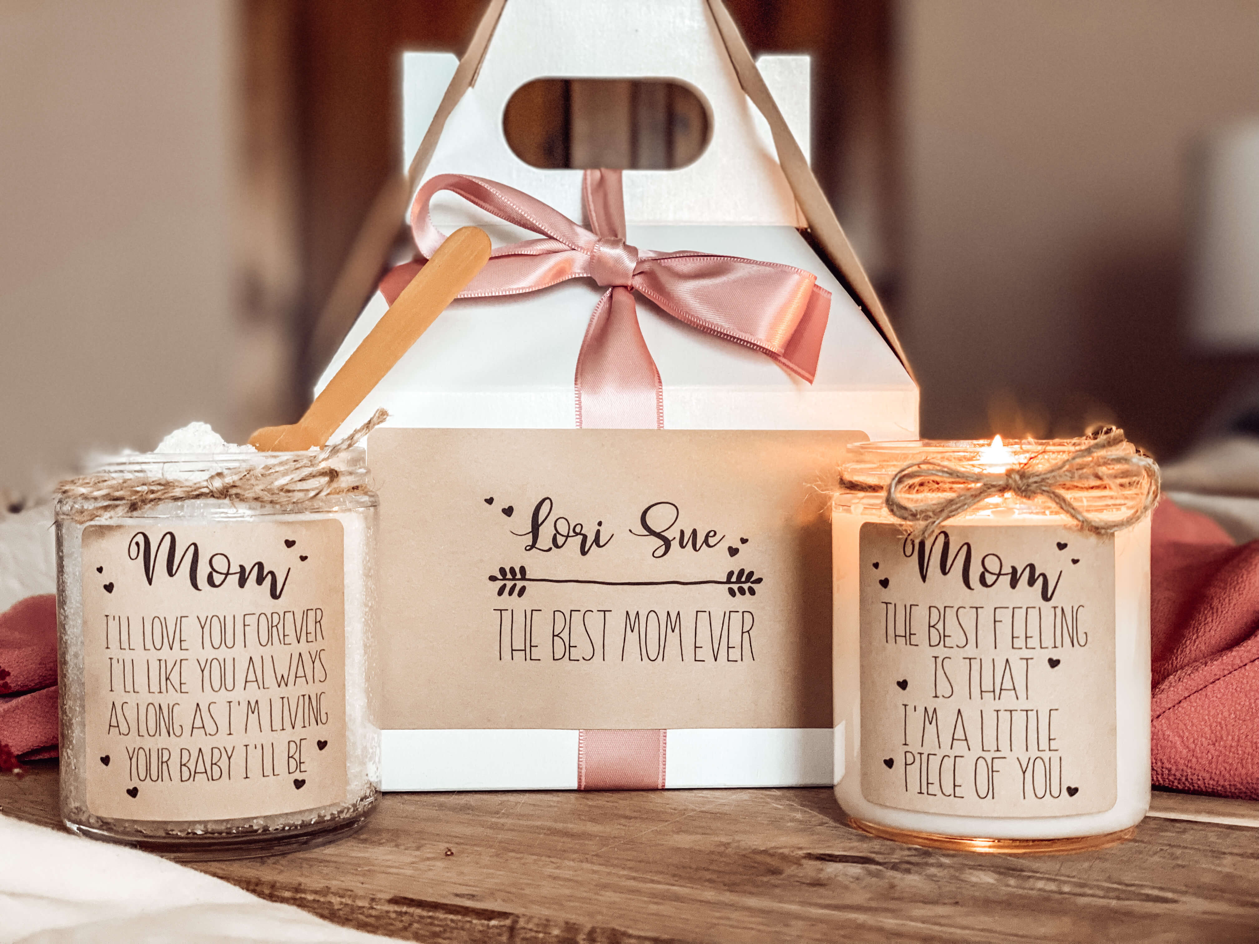 Mother's Day Spa Set | Mother's Day Gift From Daughter | Mom Gift – The Gift Gala Shop Candle Co.