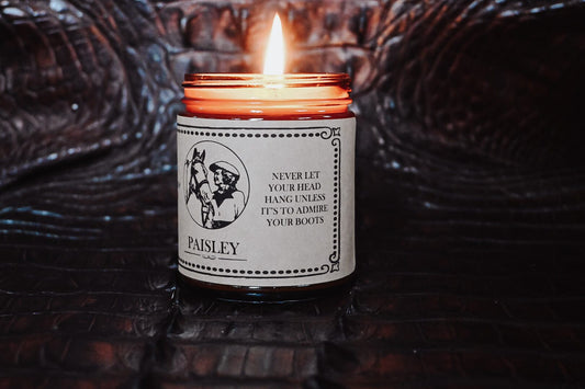 “Paisley” Heritage Collection Soy candle Thegiftgalashop 